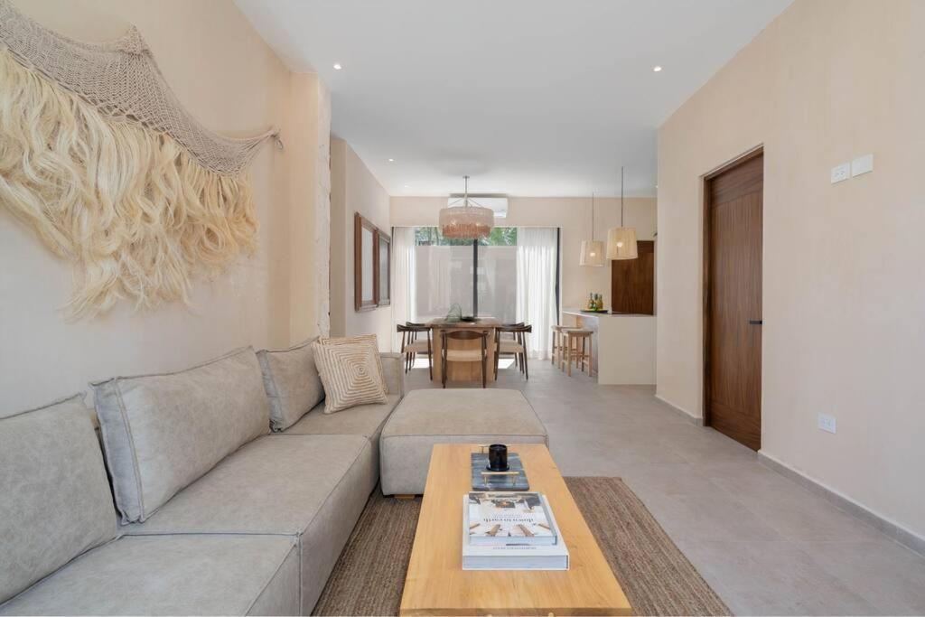 Апартаменти Lujoso Departamento Boho-Chic Con Alberca Privada Тулум Екстер'єр фото