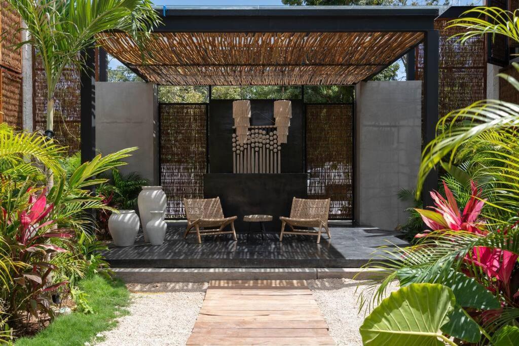 Апартаменти Lujoso Departamento Boho-Chic Con Alberca Privada Тулум Екстер'єр фото