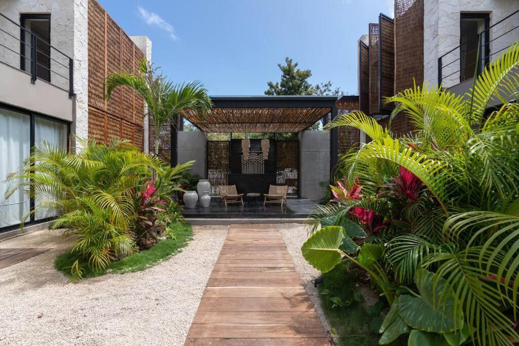 Апартаменти Lujoso Departamento Boho-Chic Con Alberca Privada Тулум Екстер'єр фото