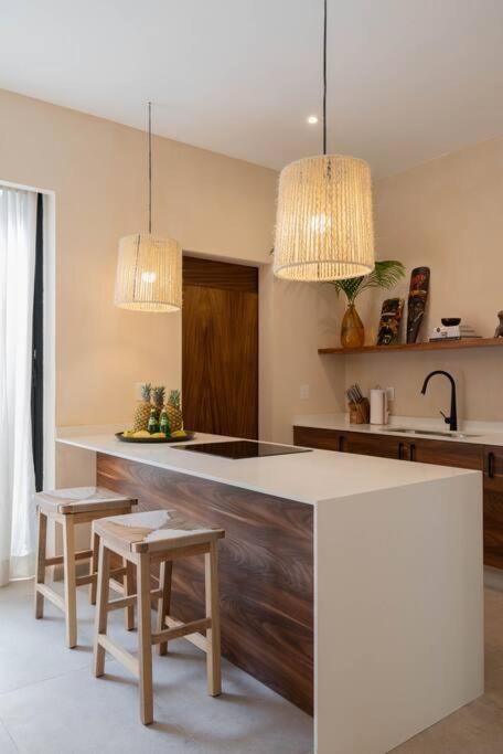 Апартаменти Lujoso Departamento Boho-Chic Con Alberca Privada Тулум Екстер'єр фото